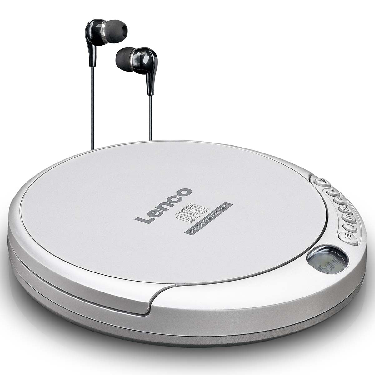 Portable CD MP3 player anti-shock Silver