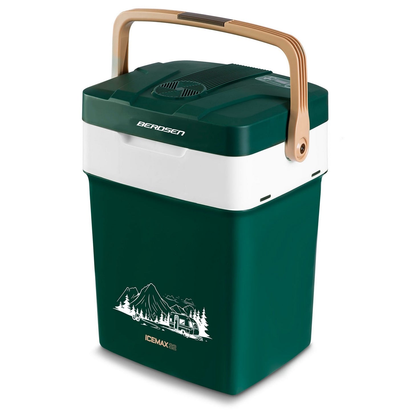 Portable Cooler Box Berdsen Icemax 29 Liter with ECO mode - Green