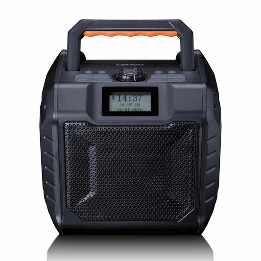 Portable DAB+/FM Radio with Bluetooth, IPX5, 20-Hour Battery