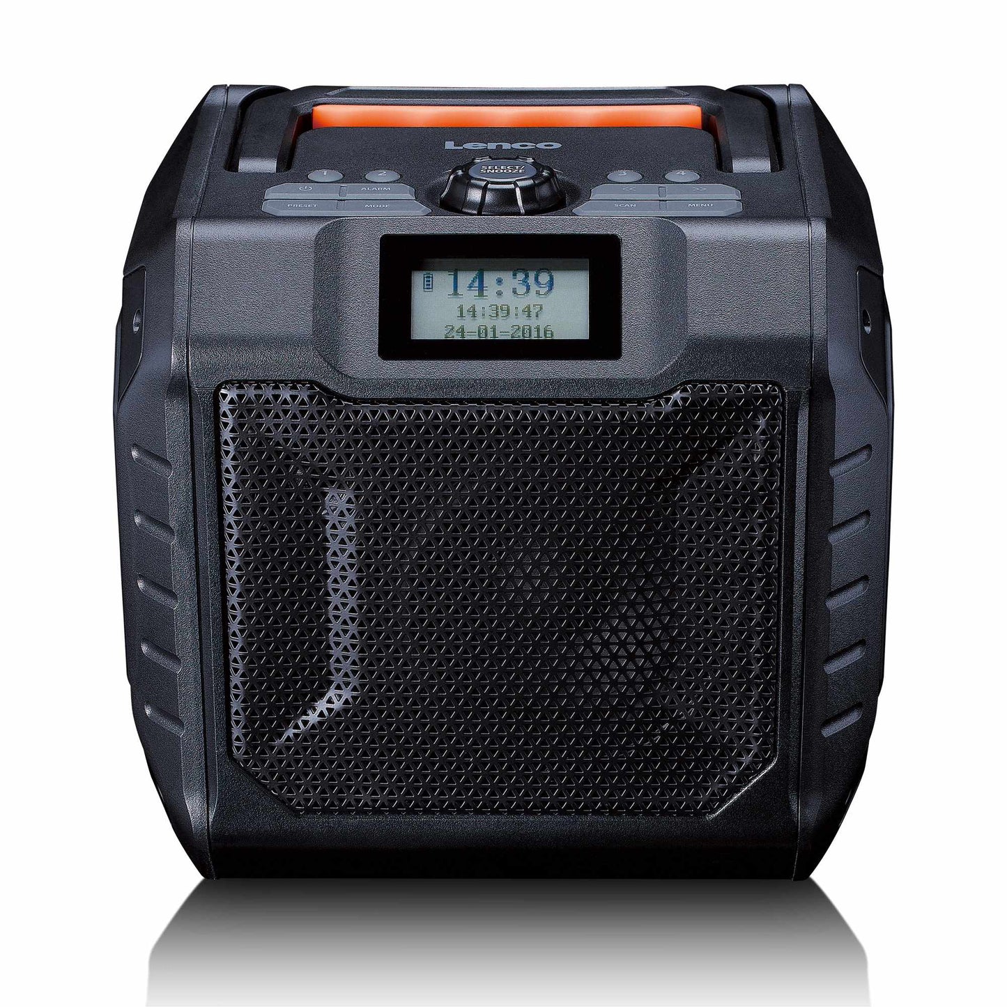 Portable DAB+/FM Radio with Bluetooth, IPX5, 20-Hour Battery