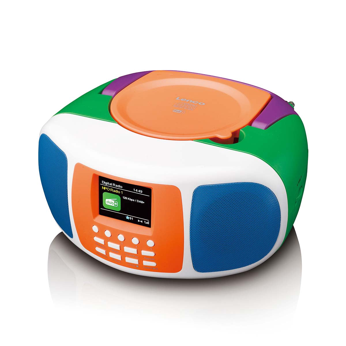 Portable DAB+/FM Radio with Bluetooth and CD Player