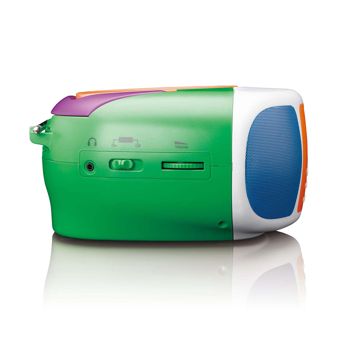Portable DAB+/FM Radio with Bluetooth and CD Player