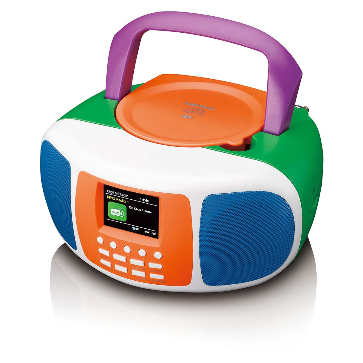 Portable DAB+/FM Radio with Bluetooth and CD Player