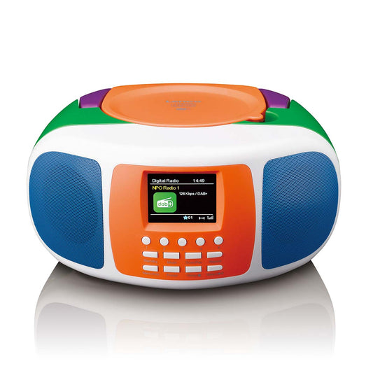Portable DAB+/FM Radio with Bluetooth and CD Player
