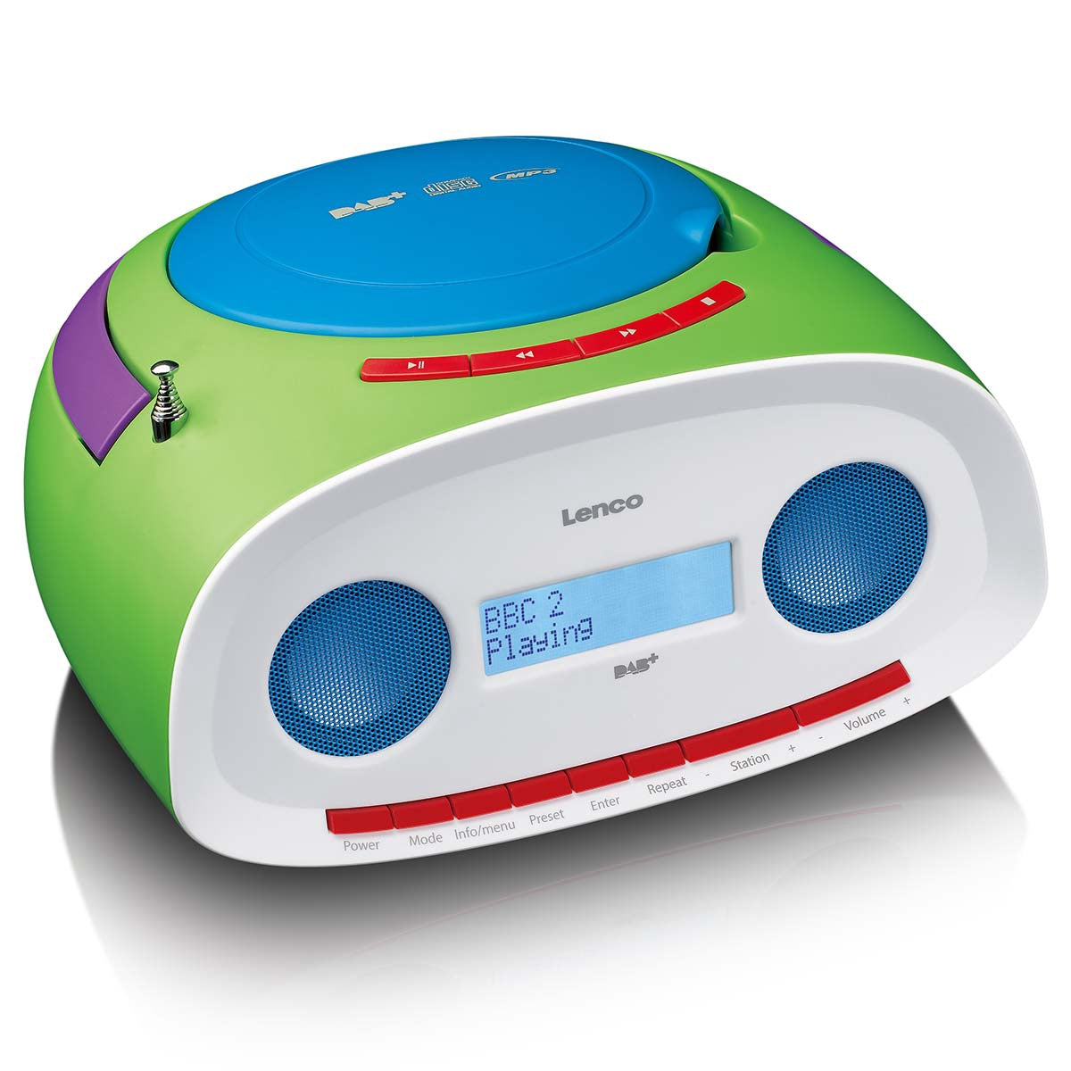 Portable DAB+/FM Radio with CD & USB Player