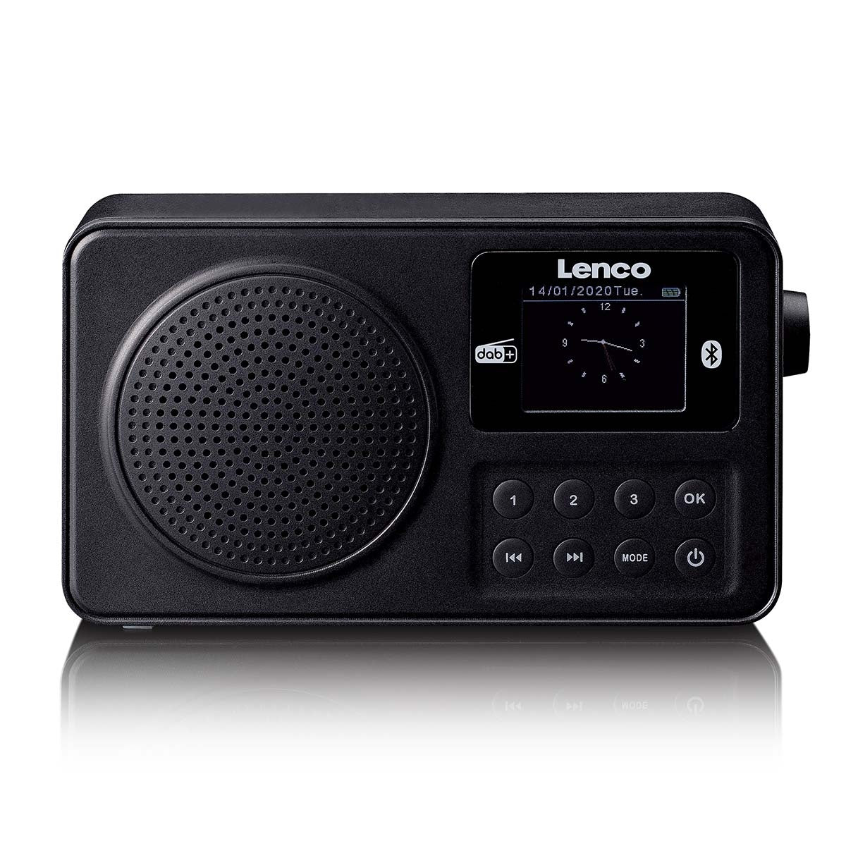 Portable DAB+/FM radio with Bluetooth® Black