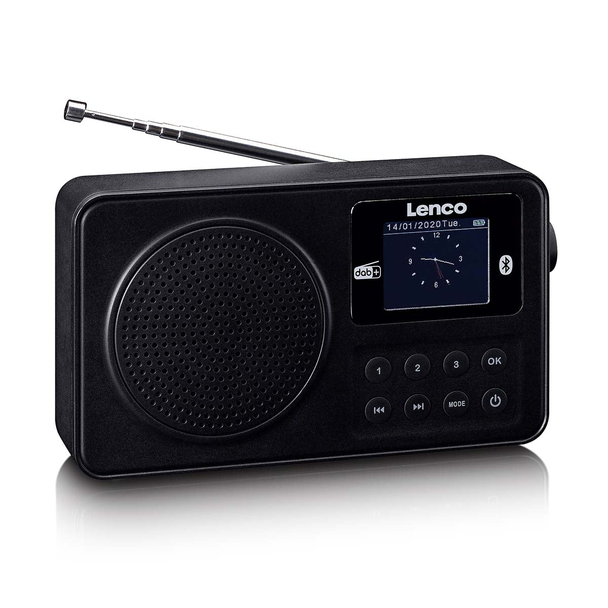 Portable DAB+/FM radio with Bluetooth® Black
