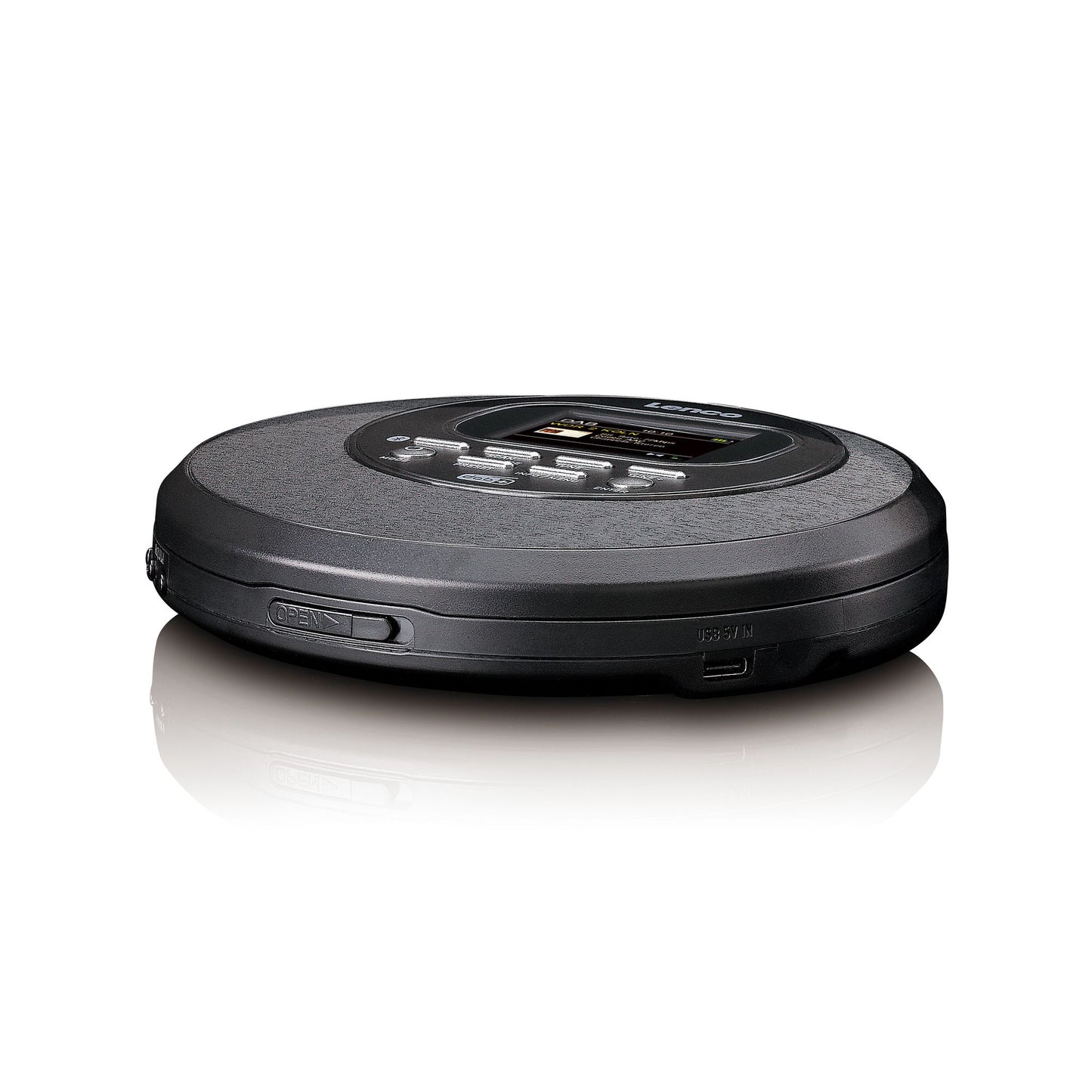 Portable Discman with DAB+, Bluetooth, TFT Screen, Black