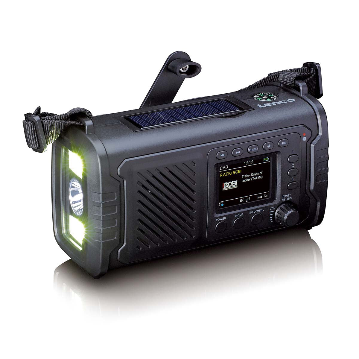 Portable Emergency DAB+/FM Radio with Powerbank & ASA