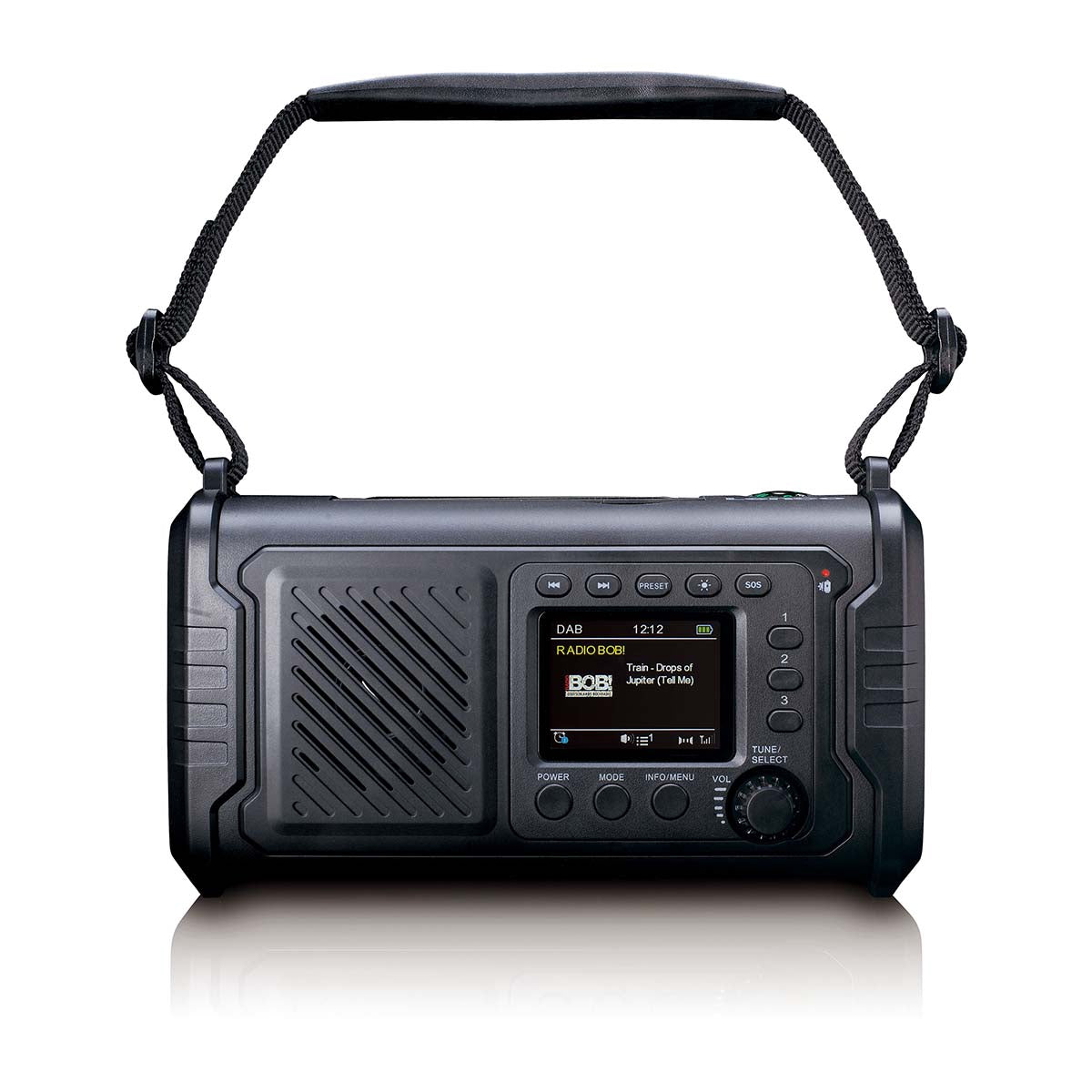 Portable Emergency DAB+/FM Radio with Powerbank & ASA