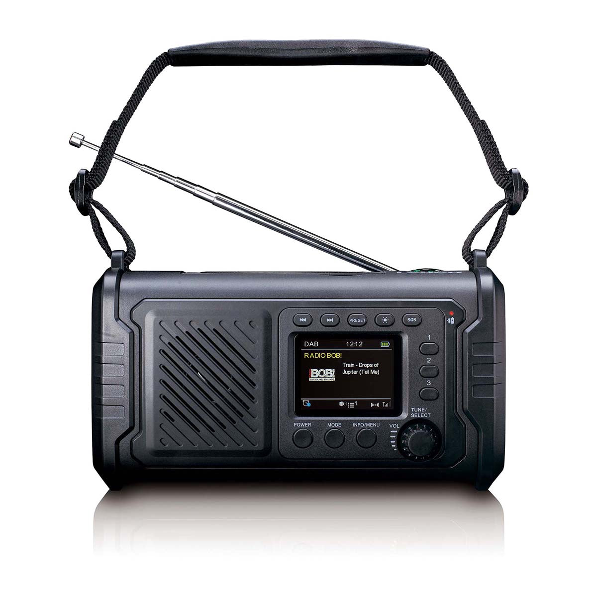 Portable Emergency DAB+/FM Radio with Powerbank & ASA