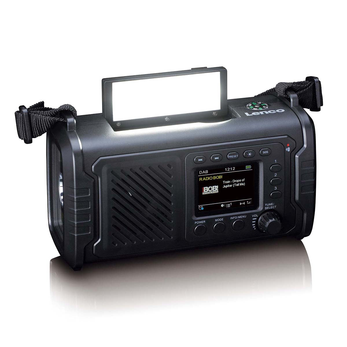 Portable Emergency DAB+/FM Radio with Powerbank & ASA