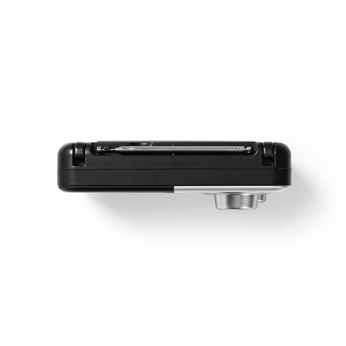 Portable FM Radio, Battery/Mains Powered, Headphone Jack