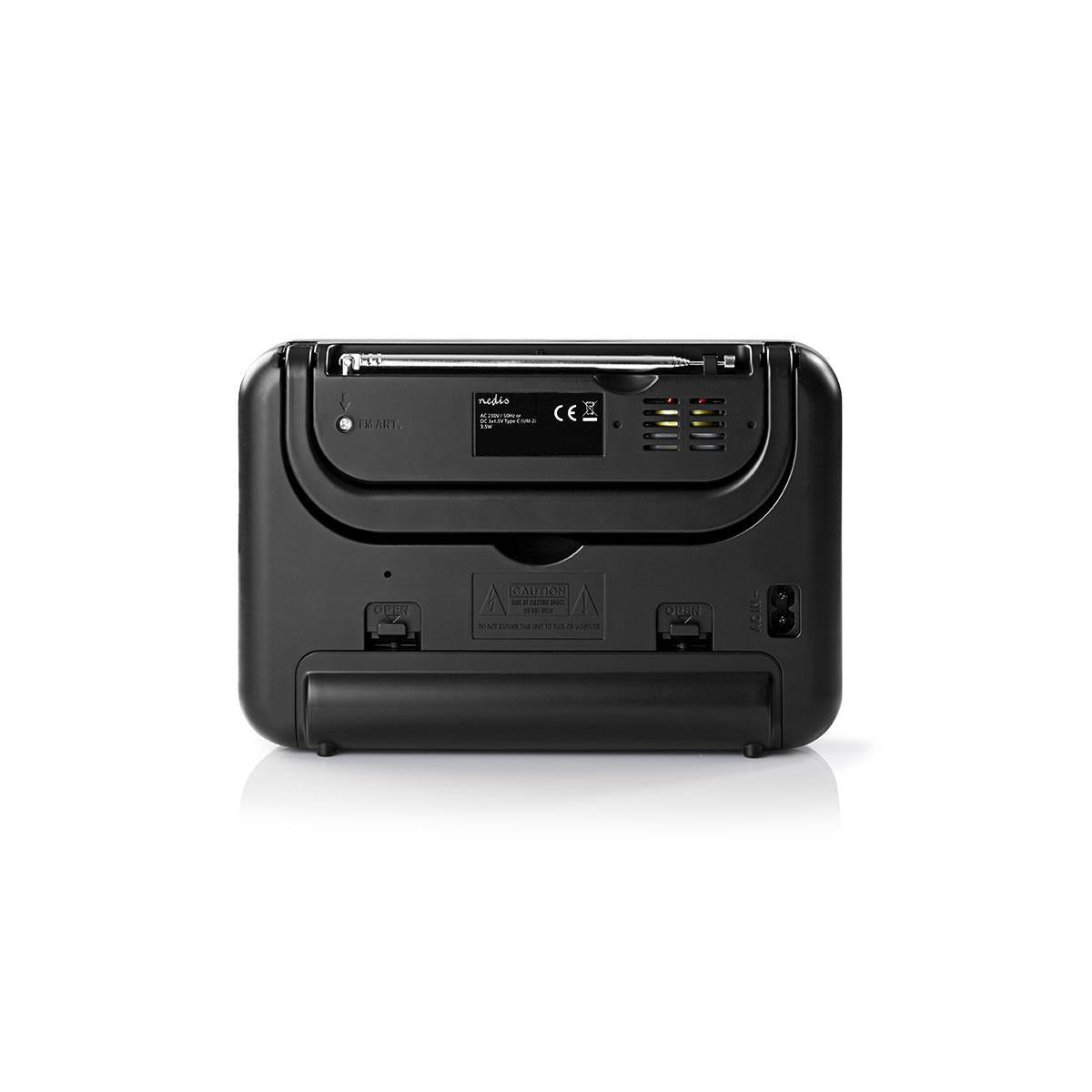 Portable FM Radio, Battery/Mains Powered, Headphone Jack