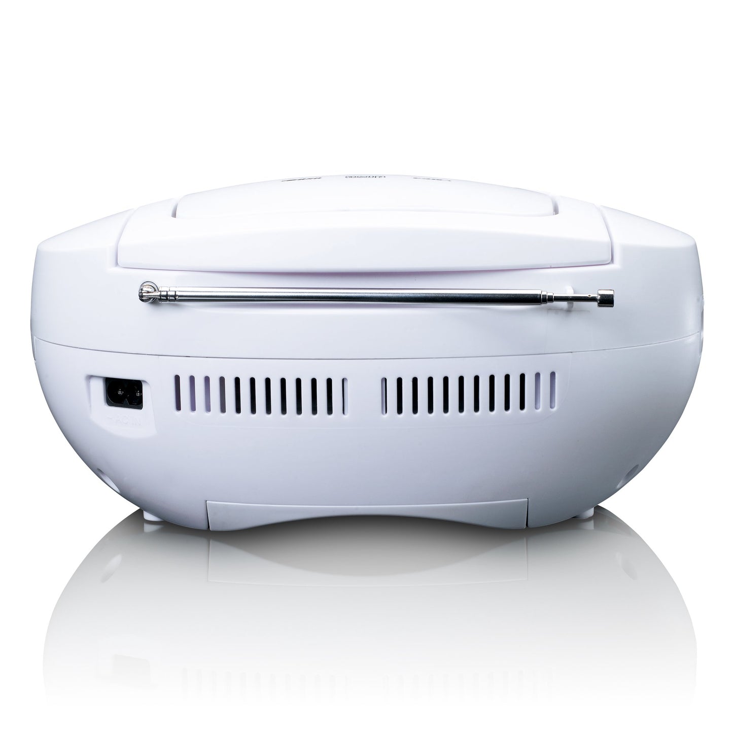 Portable FM Radio/CD/MP3/USB Player – Pink, Compact, Lightweight