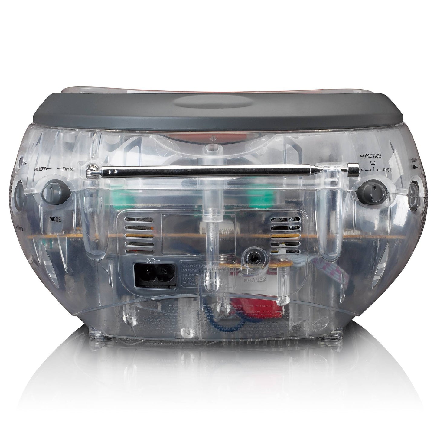 Portable FM Radio CD Player with Handle, Programmable Memory