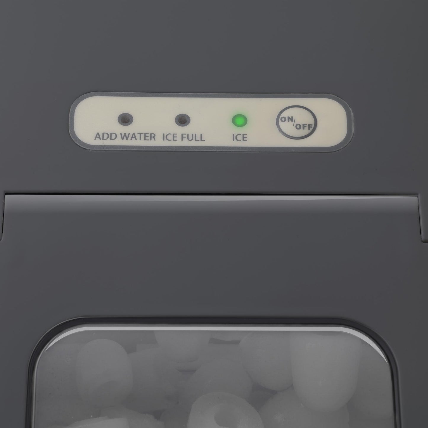 Portable Ice Cube Maker, 1.85L Capacity, Includes Scooper