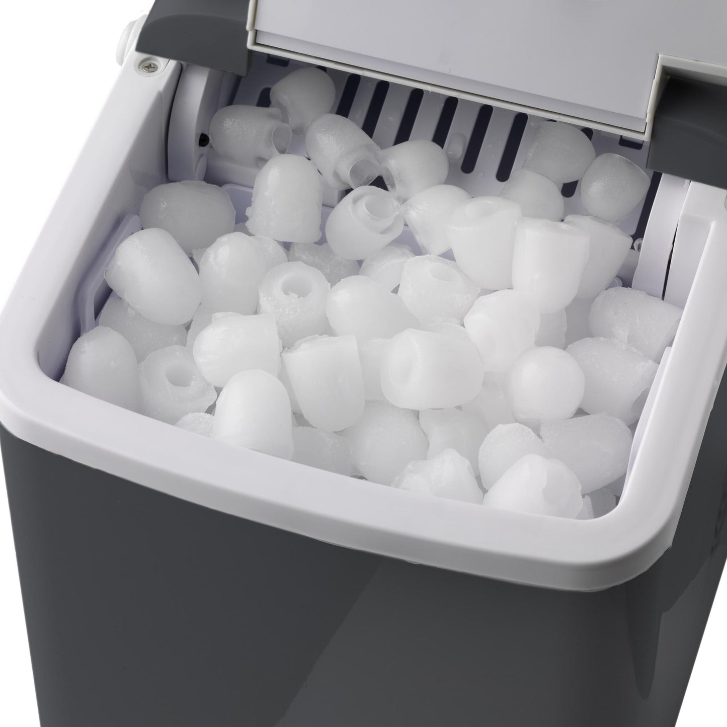 Portable Ice Cube Maker, 1.85L Capacity, Includes Scooper