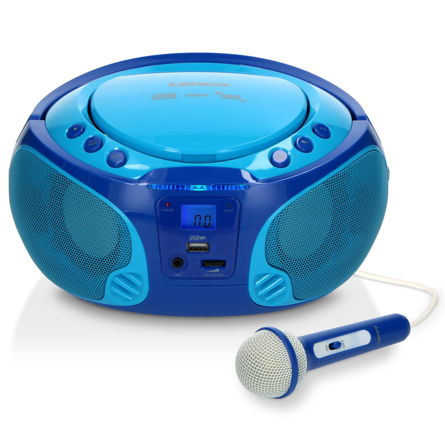 Portable Karaoke Radio CD/MP3 Player with USB & Mic