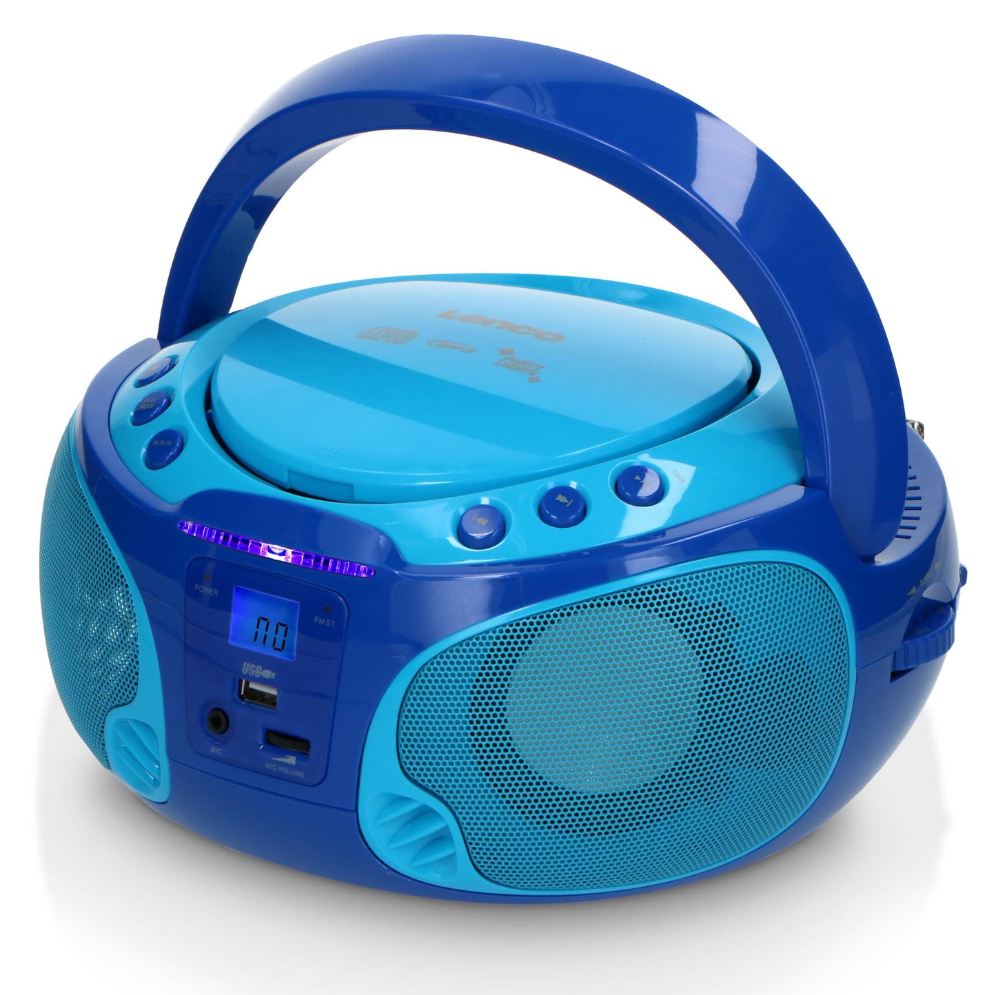 Portable Karaoke Radio CD/MP3 Player with USB & Mic