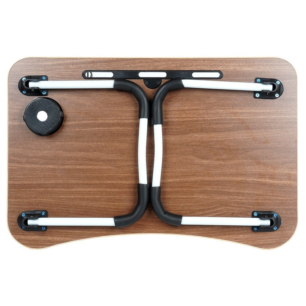 Portable Laptop and Bedside Table with Quick Folding