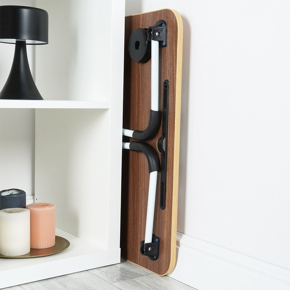 Portable Laptop and Bedside Table with Quick Folding