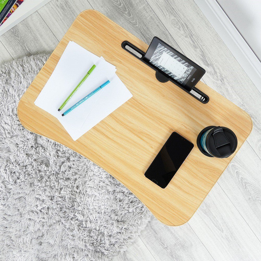 Portable Laptop and Bedside Table with Quick Folding