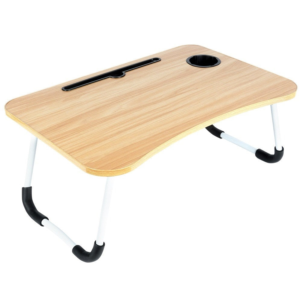 Portable Laptop and Bedside Table with Quick Folding