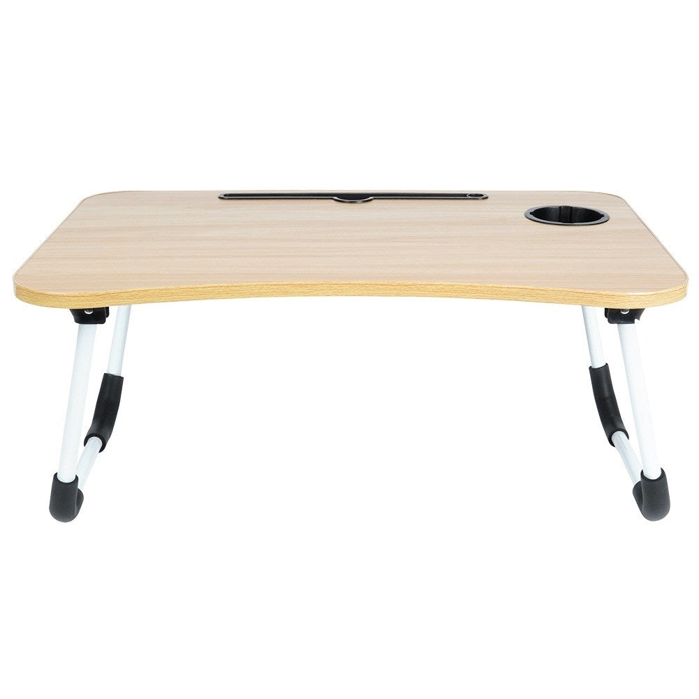 Portable Laptop and Bedside Table with Quick Folding