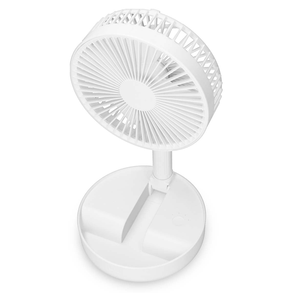 Portable Rechargeable Fan, 20cm, 4 Modes, White
