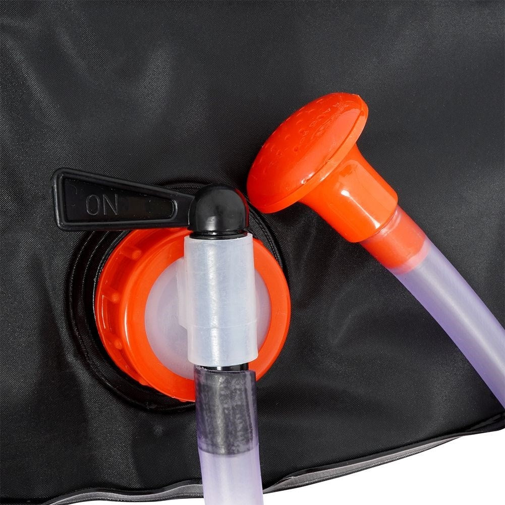 Portable Solar Shower: 50°C Heat, 15L Tank - Perfect for Camping