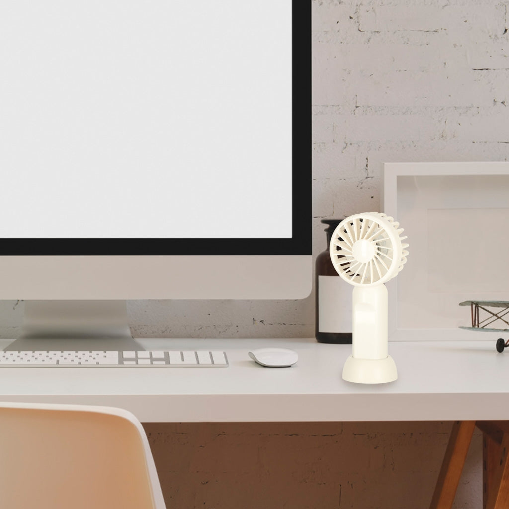Portable USB Desk Fan, Mini Handheld, 13.8cm