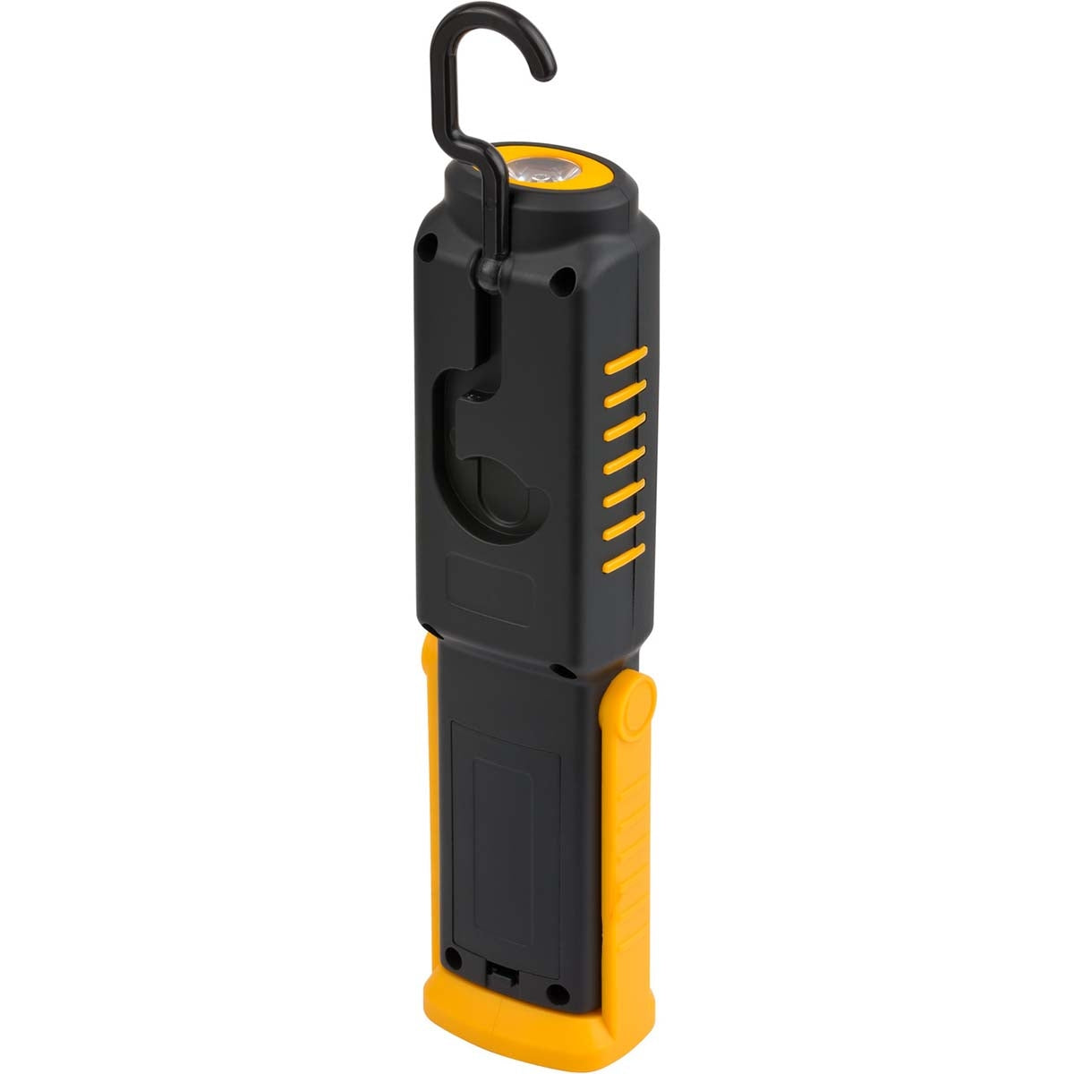 Portable inspection LED lamp with 8 + 1 bright SMD LEDs (battery-powered, burning time max. 10 hours, rotatable hook, magnet)