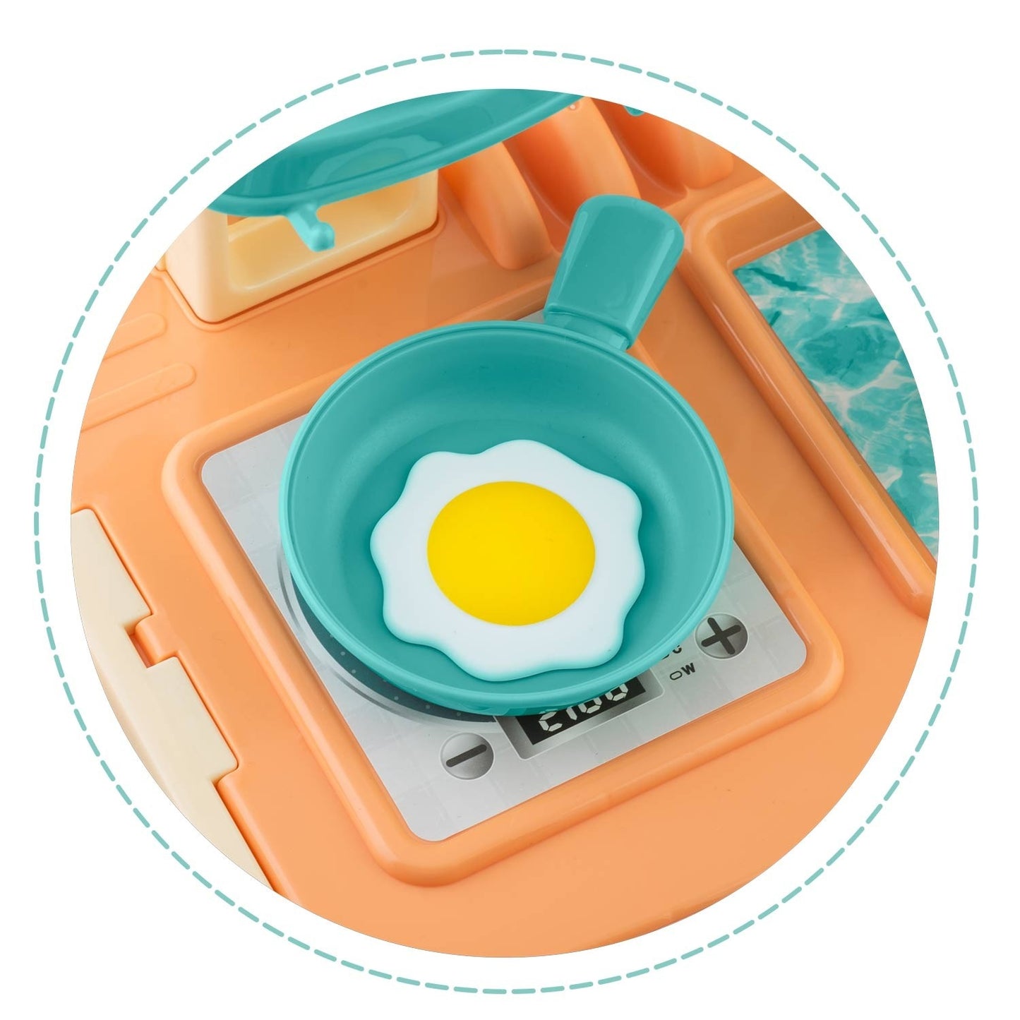 Portable toy kitchen for children - Ricokids 772901