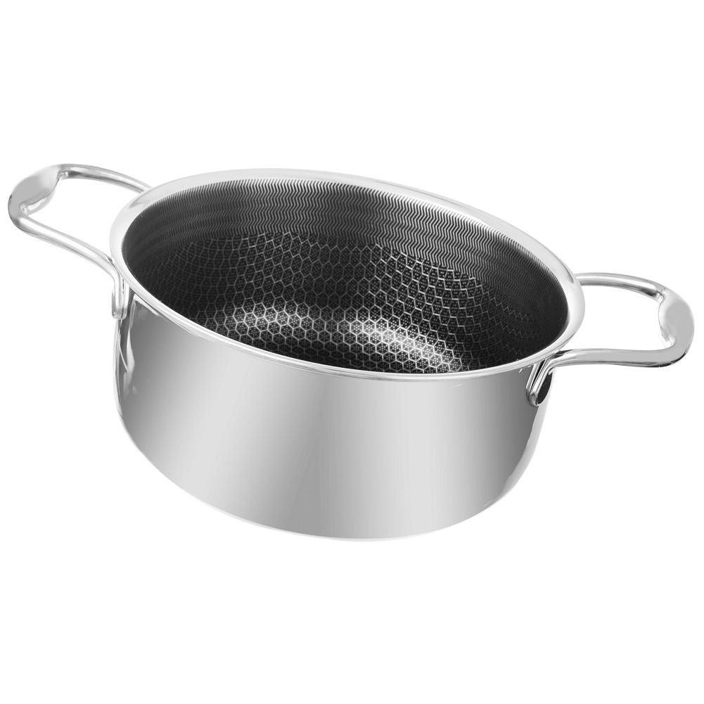 Pot 2.75L: Stainless steel, non-stick, versatile