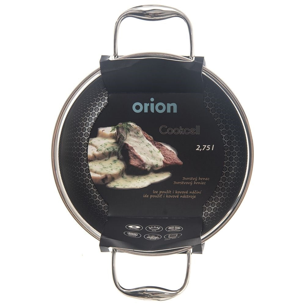 Pot 2.75L: Stainless steel, non-stick, versatile