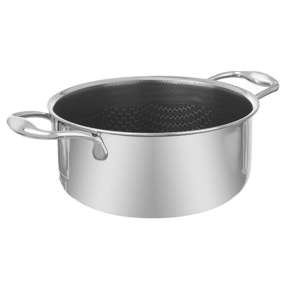 Pot 2.75L: Stainless steel, non-stick, versatile