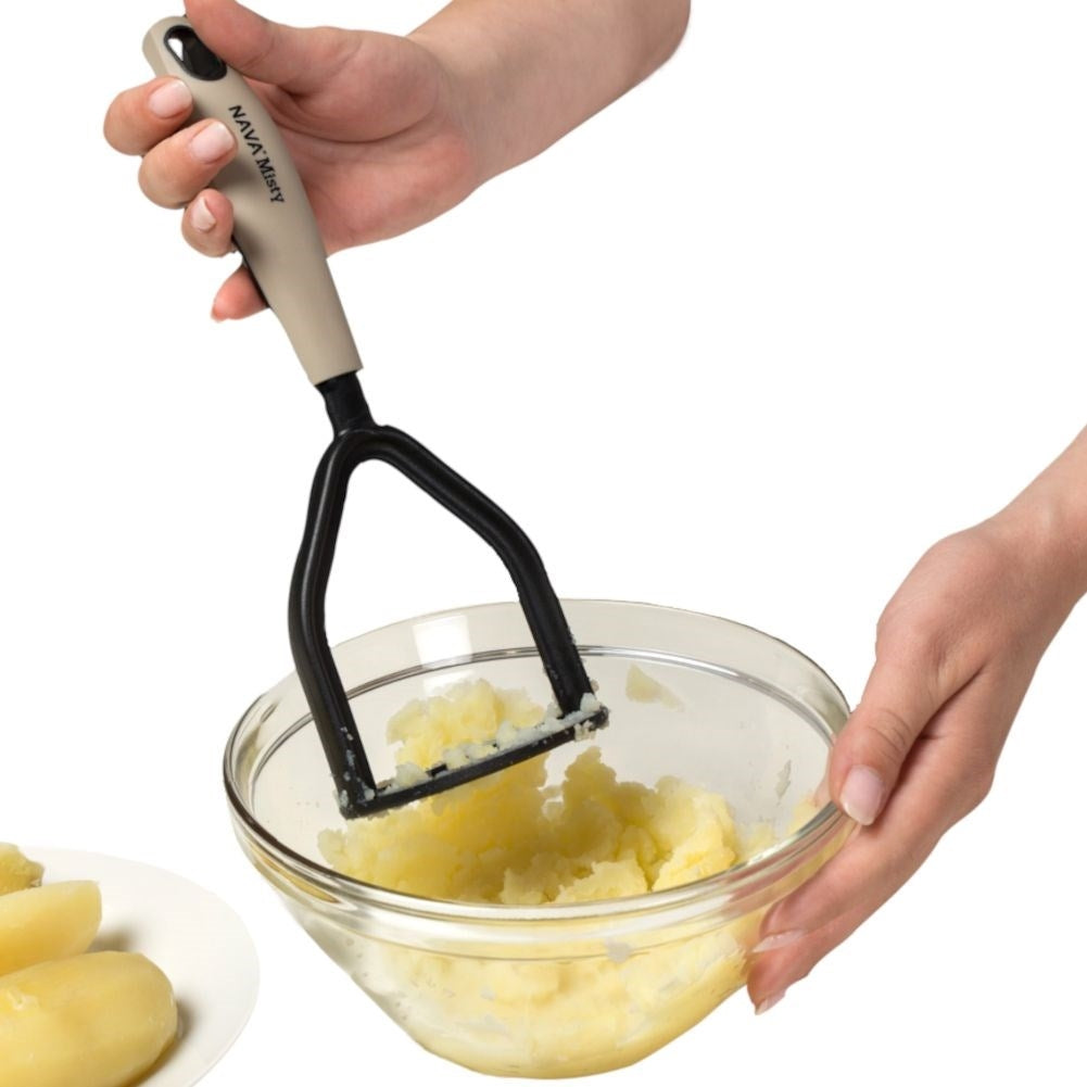 Potato masher in durable thermoplastic for mash and purée