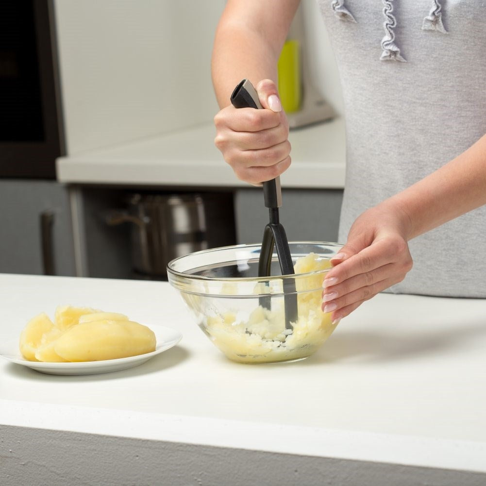 Potato masher in durable thermoplastic for mash and purée