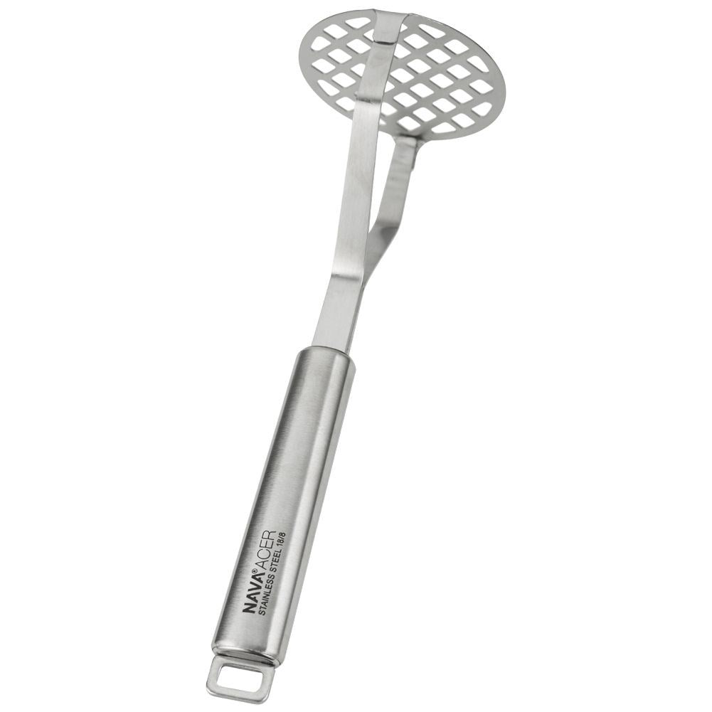 Potato masher in stainless steel, dishwasher safe