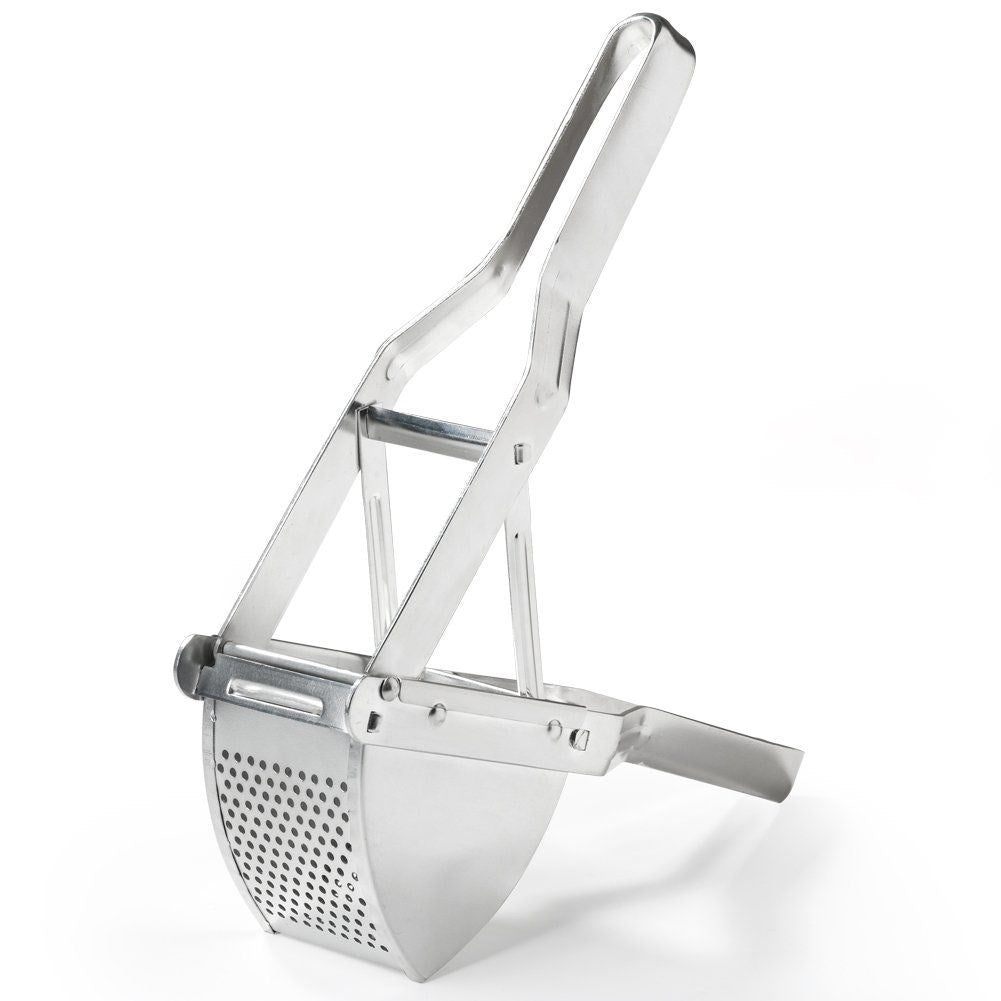 Potato press in galvanized metal for potatoes and fruit