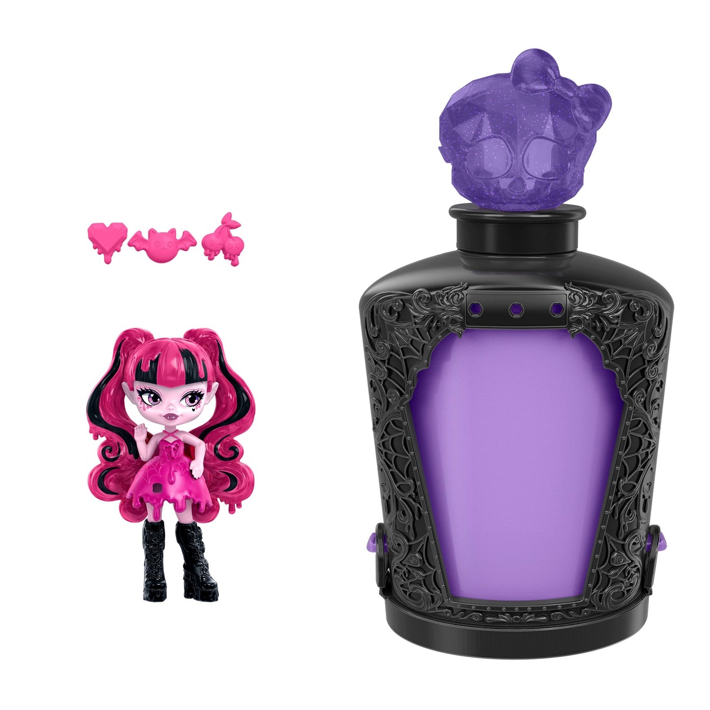 Monster High Potion Bottle with Mini Doll and Charms