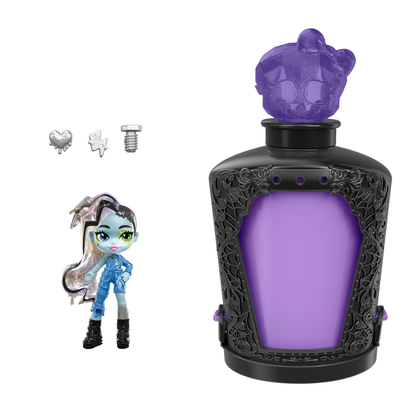 Monster High Potion Bottle with Mini Doll and Charms