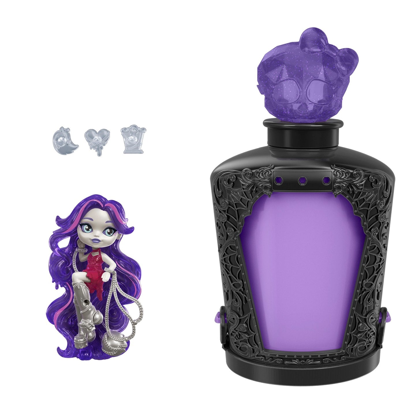 Monster High Potion Bottle with Mini Doll and Charms