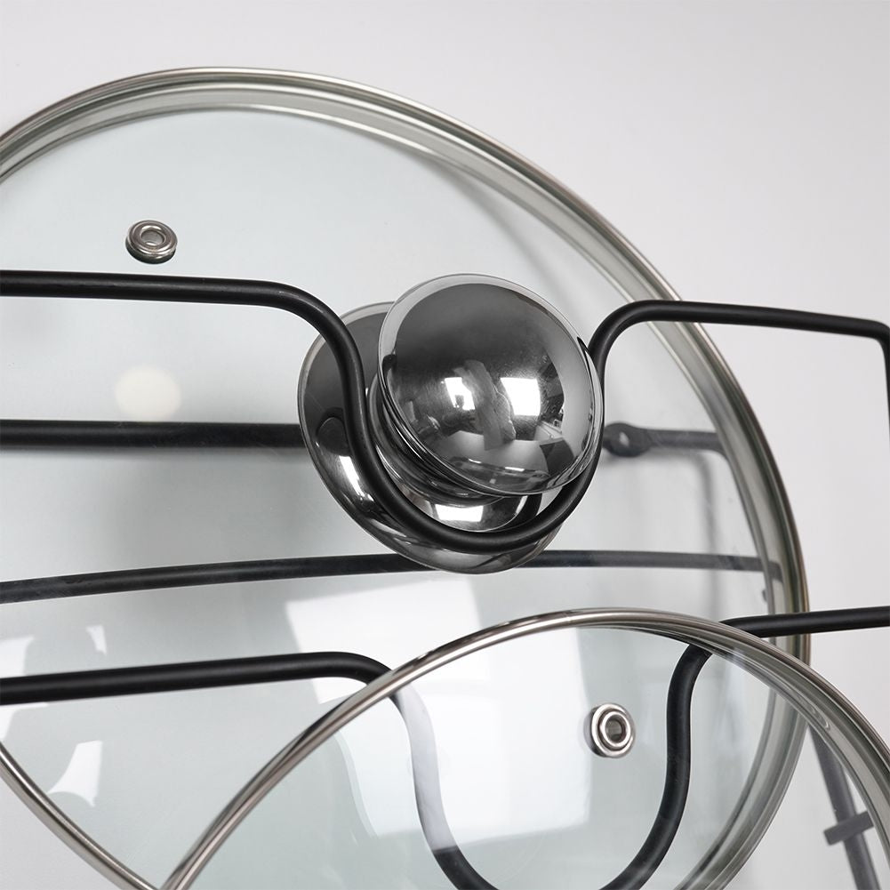 Pot lid hanger for 5 lids - Maximum kitchen organization