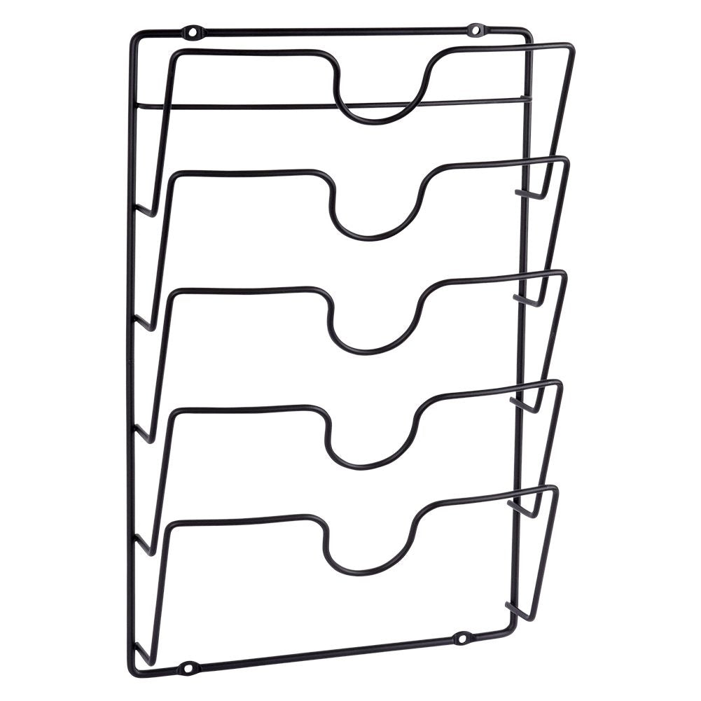 Pot lid hanger for 5 lids - Maximum kitchen organization