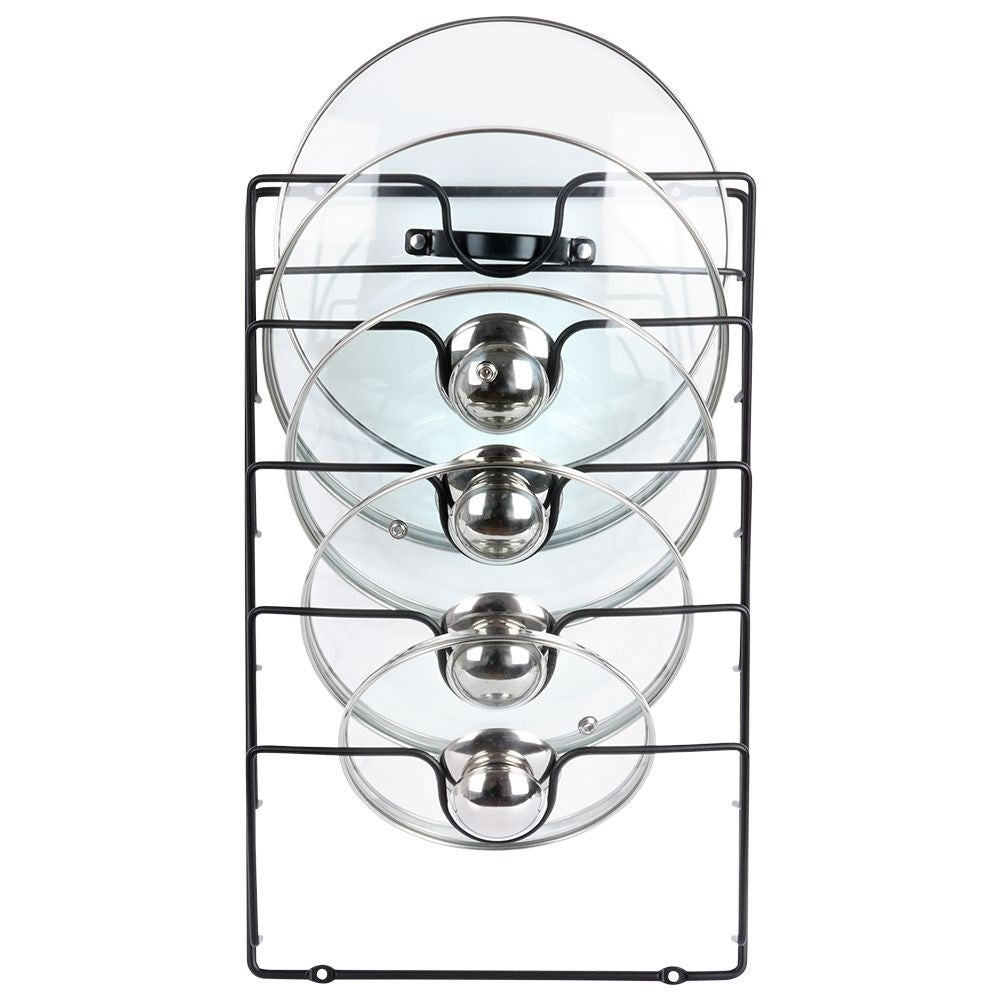 Pot lid hanger for 5 lids - Maximum kitchen organization