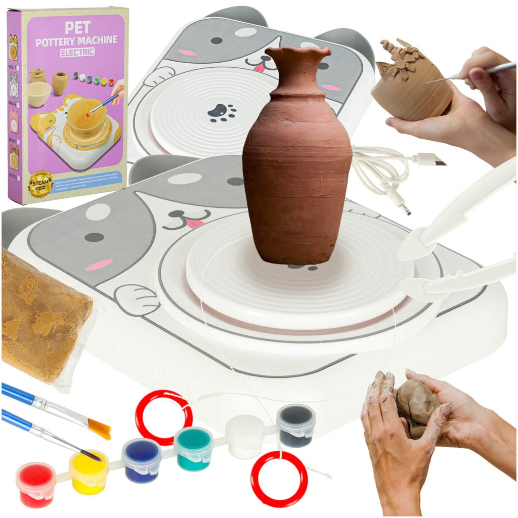 Potter's wheel set creativei dog grey