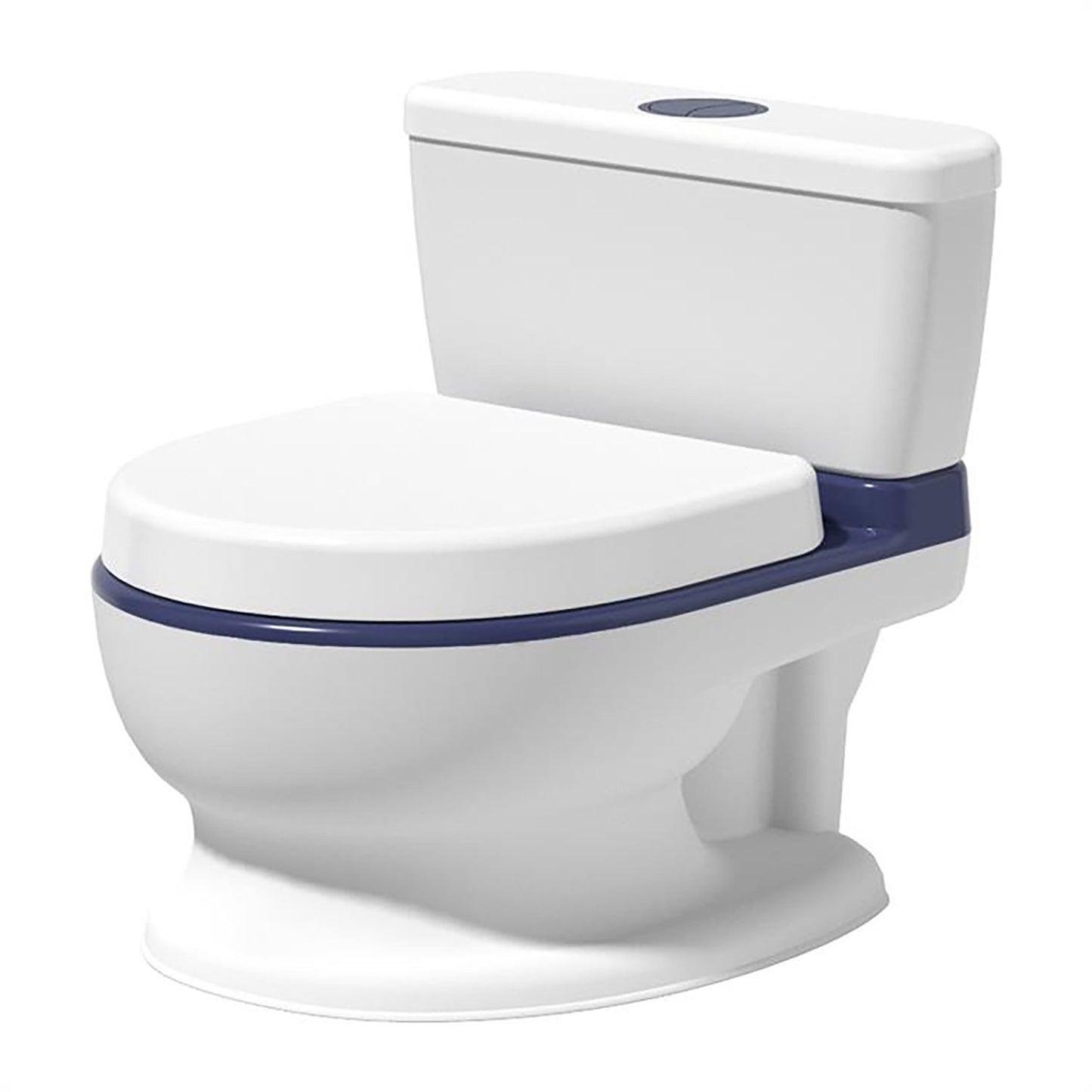 Potty chair for children with melody RK-290 white-blue