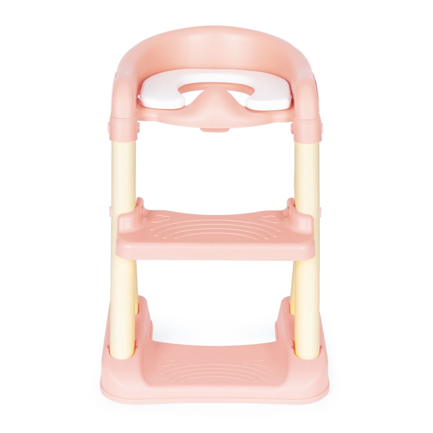 Potty toilet with stairs ladder for children yellow ECOTOYS